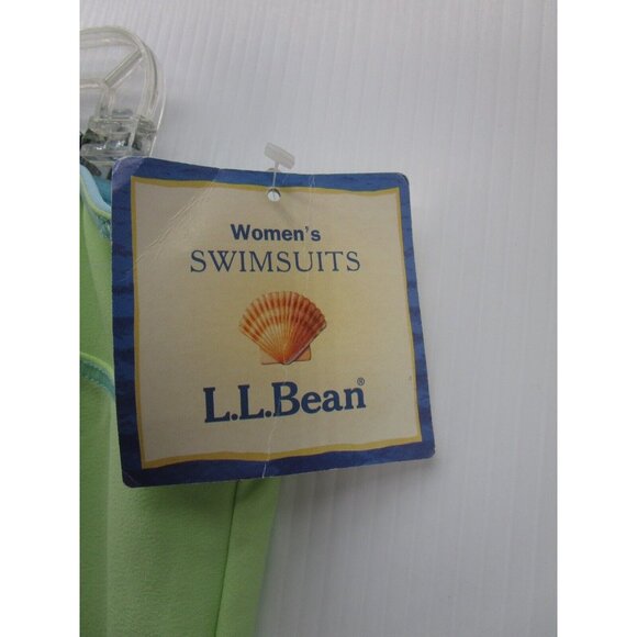 VINTAGE LL Bean Skirt 18 Swim Swimsuit Green Mini Reversible NEW - Picture 6 of 11